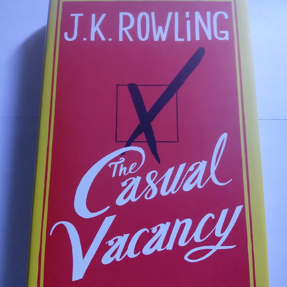 'The Casual Vacancy' Red Book Cover